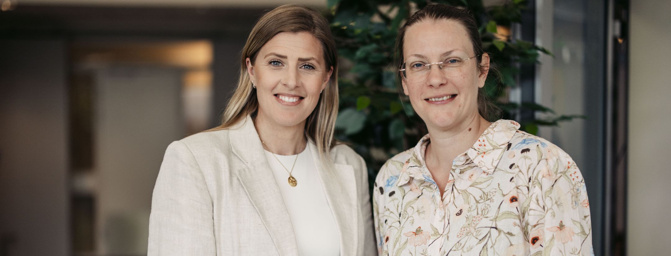 Klara Lindström, business designer, Krinova och Elisabeth Uhlig, vd Vivo VivoProtect