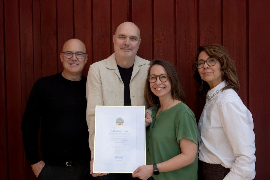 Silverkanten får Krinovas Innovationspris i Kristianstad.