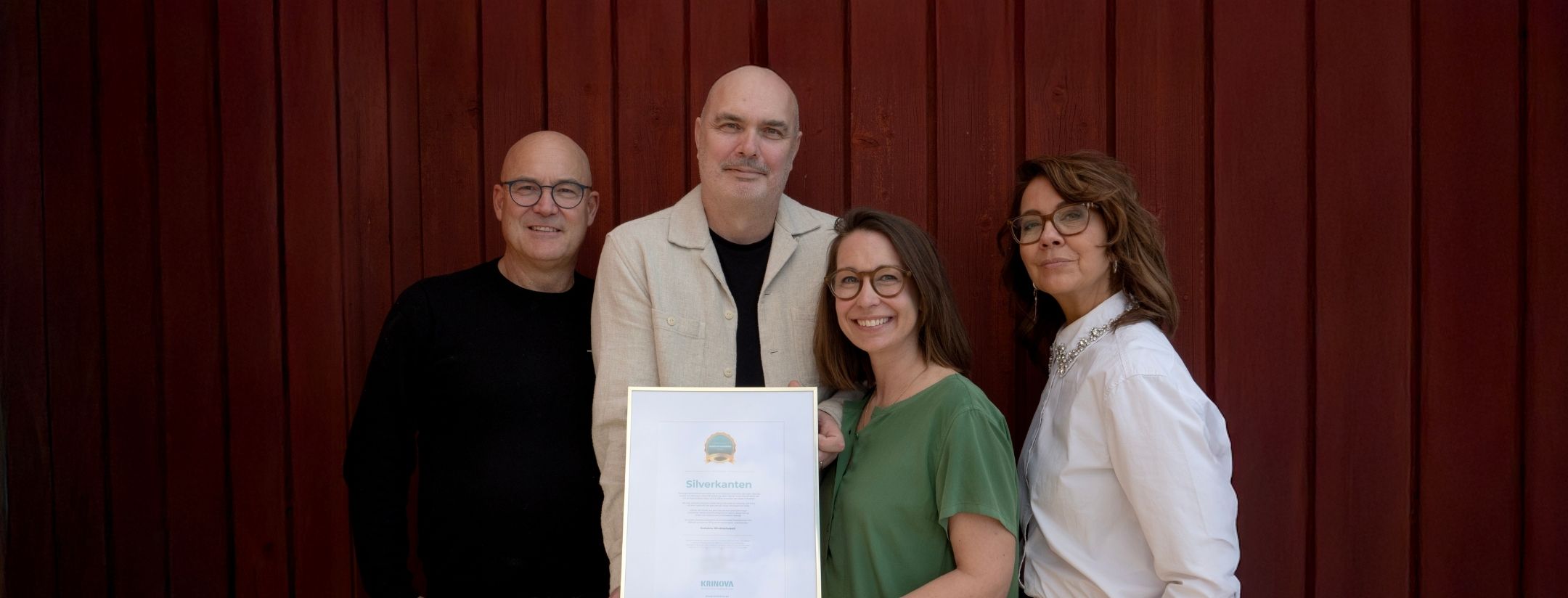 Silverkanten får Krinovas Innovationspris i Kristianstad.