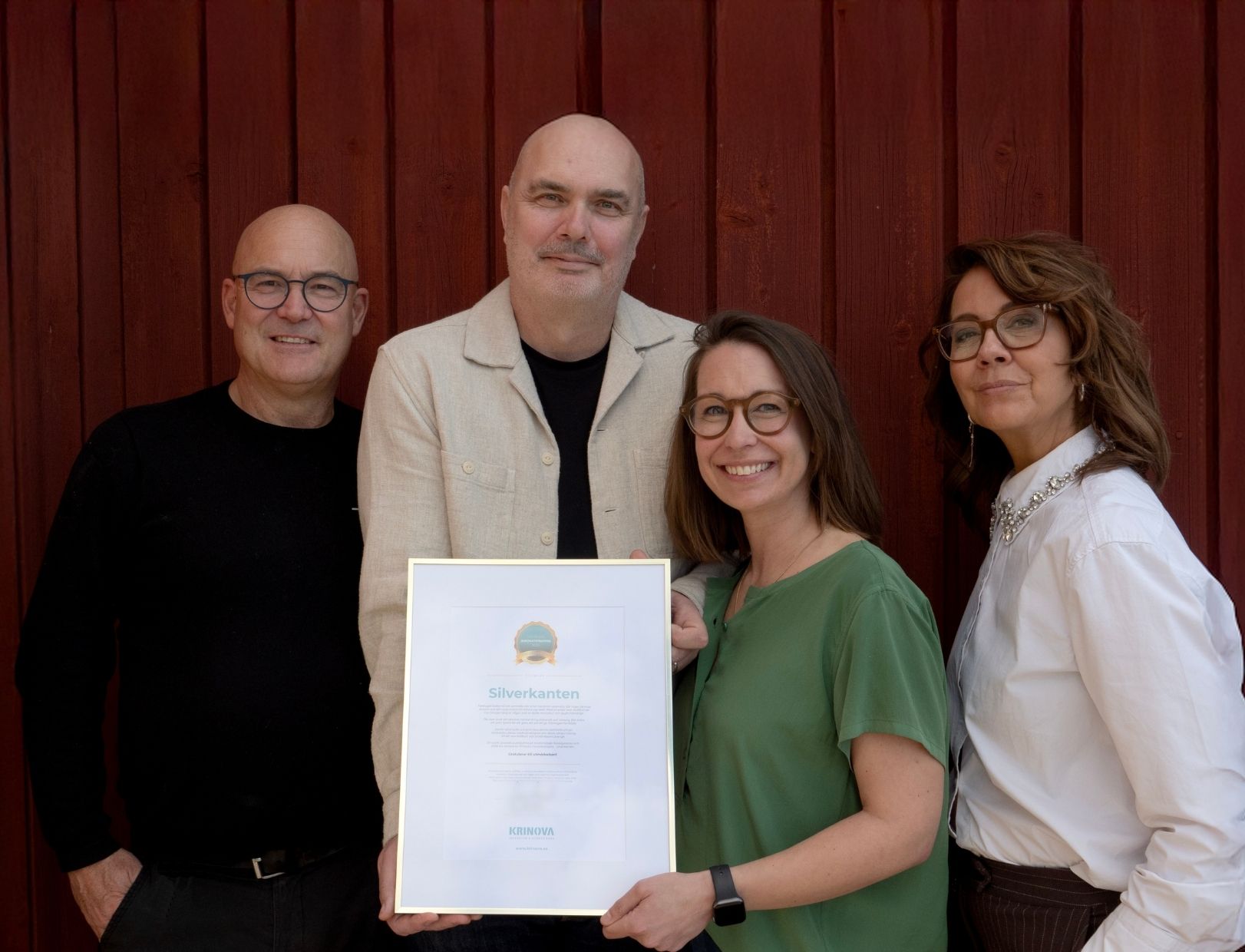 Silverkanten får Krinovas Innovationspris i Kristianstad.